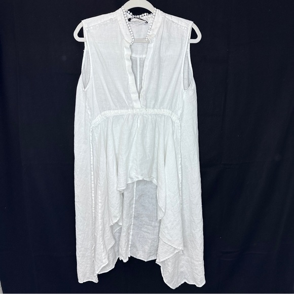 ZARA high-low linen tunic S - Picture 5 of 7